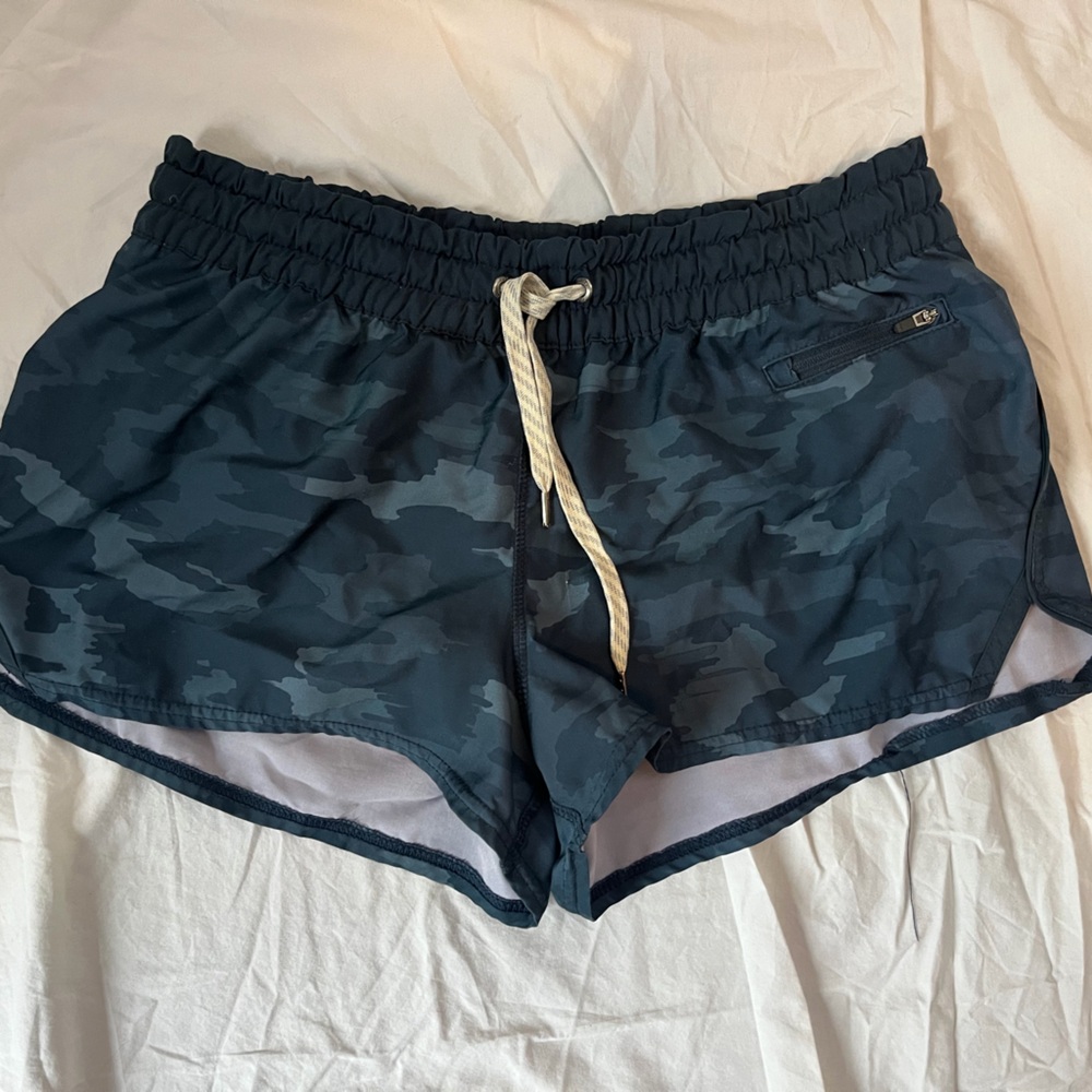 Vuori Blue Camo Women's Shorts